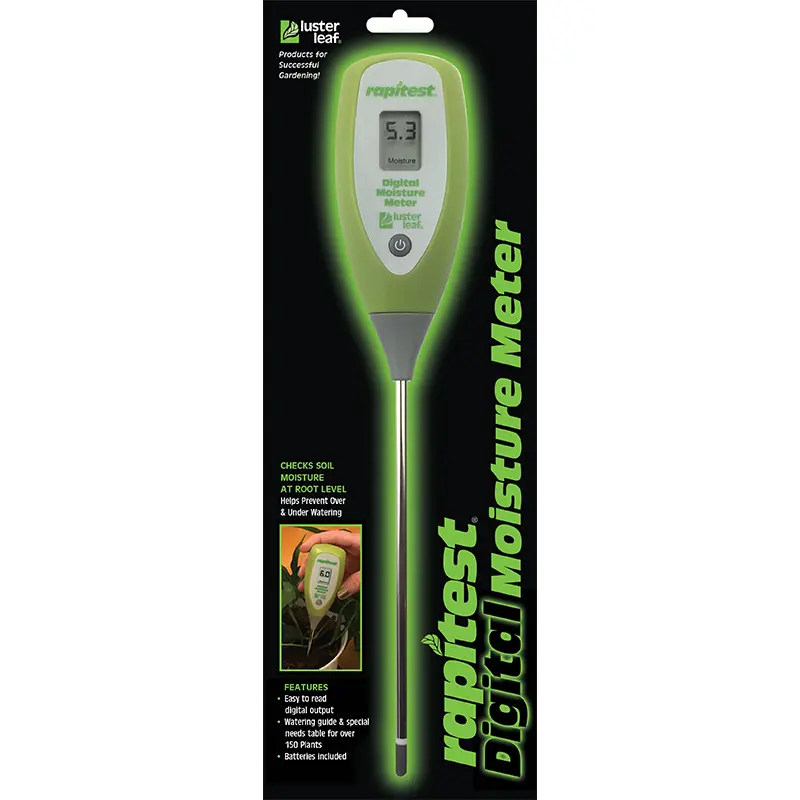 Luster Leaf® Rapitest® Digital Moisture Meter 1 Luster Leaf® Rapitest® Digital Moisture Meter